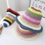 Mũ rơm dệt Cotton Hàn Quốc thủ công có tấm che nắng vành lớn ngoài trời cho mùa hè
