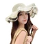 Mũ Rơm Có Thể Gập Lại Với Trang Trí Ngọc Trai Và Vành Rộng Cho Du Lịch Và Khu Nghỉ Dưỡng
