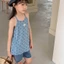 Quần áo trẻ em Hàn Quốc bé gái hoa yếm bé gái cotton mềm mại phong cách phương Tây Áo thun th