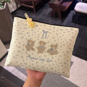Phổ Biến Kẻ Sọc Gấu Túi Đựng Mỹ Phẩm Di Động Túi Bảo Quản Đơn Giản Công Suất Lớn Cao Cấp Đồ Vệ Si