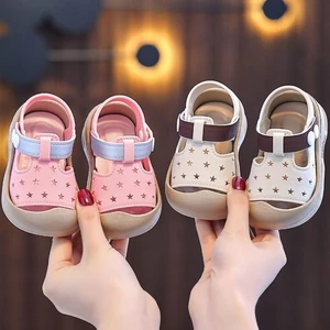 dép xỏ ngón cho bé, giày tập đi đế mềm thoáng khí mùa hè cho bé trai và bé gái, giày bé gái
