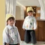áo sơ mi thoáng khí mùa xuân mới cho bé trai, bé trai, phim hoạt hình dễ thương, áo đẹp và đa nă