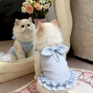 Áo Vest Nơ Mèo Quần Áo Thú Cưng Chống Trơn Thoáng Khí