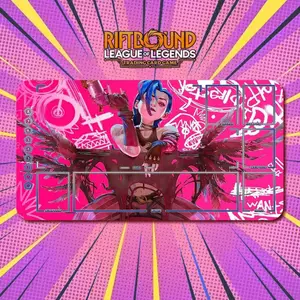 Playmat Jinx v4 Riftbound LOL TCG Gaming Pad 350x600x2mm