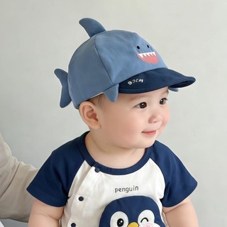 Baby Hat Spring And Autumn Thin Style Cute Cartoon Peaked Hat Male And Female Baby Little Mon