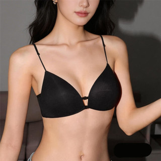 Dây đeo mỏng tinh tế Áo ngực tam giác đóng cửa phía trước nhiều màu