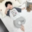 Bộ Đồ Ngủ Bé Trai Mùa Hè Mỏng Trẻ Em Ở Nhà Bộ Quần Áo Ice Silk Bé Trai Và Bộ Điều Hòa Không Khí