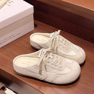đôi dép xỏ ngón đế bệt dành cho nữ mặc ngoài mùa xuân hè mới Giày Birkenstock nửa ngón đa năng
