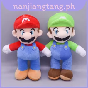 25cm Super Mario Bros Mario Và Luigi Đồ Chơi Sang Trọng DELL Xmas Kids