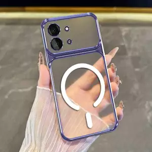 Ốp Lưng Cho Tecno Spark Go 3 Ốp Điện Thoại Thẩm Mỹ Chống Sốc Trong Suốt Cao Cấp Có Cuộn Dây Từ Tính Mới Lớn Cửa Sổ Silicon Mềm