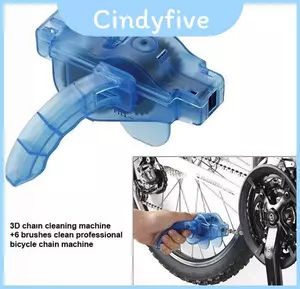 Dụng cụ làm sạch xích xe đạp với bộ bàn chải nhỏ Dụng cụ làm sạch dây chuyền