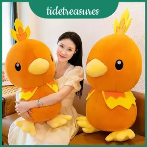 Hoạt Hình Dễ Thương Torchic Sang Trọng Búp Bê Cuddly Mềm Ngắn Sang Trọng Chất Liệu Sưu Tập