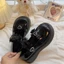 Giày Nhật Bản ngọt ngào và đa năng giày da nhỏ đế dày lolita nguyên bản mùa xuân jk bánh xốp già