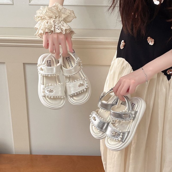 New Girls' Sandals, Little Girls Can Go Into The Water, Children's Summer Soft Soles, Fashion