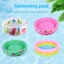 Bể bơi bơm hơi cho trẻ em nhiều kích cỡ có đáy bong bóng và nhựa Pvc thân thiện với môi trường để giải trí mùa hè