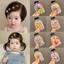 Trẻ Em Mini Nhỏ Tóc Tóc Hiện Vật Nổ Bên Bé Gái Hoa Bé Kẹp Mũ Đội Đầu Kẹp