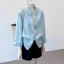 Premium Loose Slim Dài Tay Linen Kem Chống Nắng Thường Lười Áo Sơ Mi Mỏng Top Jacket Áo Sơ Mi