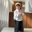 áo sơ mi thoáng khí mùa xuân mới cho bé trai, bé trai, phim hoạt hình dễ thương, áo đẹp và đa nă
