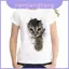 Áo thun Cat Paw thời trang và vui nhộn dành cho nữ có trang trí lễ Phục sinh