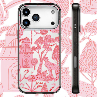 Ốp Lưng Acrylic Màu Tương Thích Cho IPhone 15 16 PLUS 11 12 13 14 15 16 17 Pro Max Ốp Lưng Bodil Jane Hồng Cheetah Họa Tiết 17Air Cover Cứng Chống Sốc Vỏ Hộp