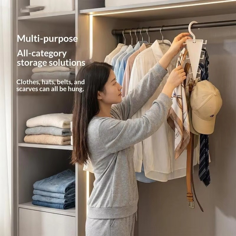3 Chiếc Mới Hình Chữ V Hai Mặt Móc Treo Tổ Chức Với 12 Móc Tủ Quần Áo Cuối Cùng Tổ Chức Tiết Kiệm Không Gian Móc Bảo Quản Cho Gia Đình Hoặc Sinh Viên Chỗ Ở