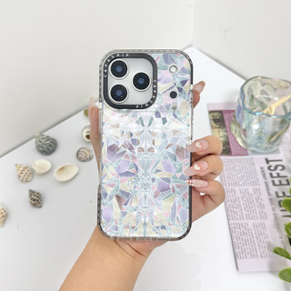 Ốp Màu Kết Cấu Đá Cẩm Thạch Pha Lê Tím Tương Thích Cho IPhone 11 12 13 14 15 16 17 Pro Max 12Mini Cover X XR XSMax Silicone Mềm Trong Suốt Cản SE 2022 6 7 8Plus Vỏ Chống Sốc