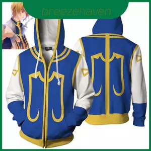 Ấm Áp Và Ấm Áp Thợ Săn Hisoka Killua Dây Kéo Áo Khoác Cosplay Trang Phục Áo Khoác