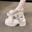 Giày Sandal Nữ Váy Ngoài Mùa Hè Cổ Tích Phong Cách Thường Ngày Đế Dày Bánh Xốp Hở Mũi La Mã