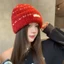 Mũ len dệt kim mềm dành cho nữ Beanie dày có bịt tai cho các hoạt động ngoài trời mùa đông