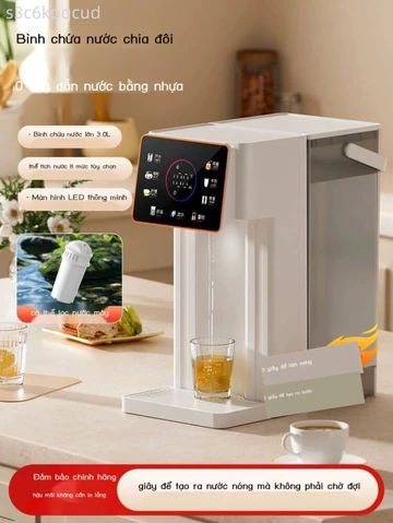 [Siêu Hot] Bình đun nước nóng tức thì Canfu với bộ lọc, ấm điện mini để bàn gia đình, máy pha trà