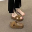 Giày sandal đế dày thời trang nữ, dép mùa hè, đế mềm, dép đi trong nhà thoải mái với váy