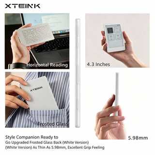 Máy đọc sách điện tử XTEINK X3/X4 chính hãng, màn hình E-Ink 3.7/4.3 inch,siêu mỏng 5.9mm-BH12 tháng