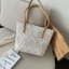 Mới Di Động Cổ Tích Ren Thời Trang Túi Xô Đeo Vai Đơn Retro Công Suất Lớn Túi Tote Túi Đi Biể