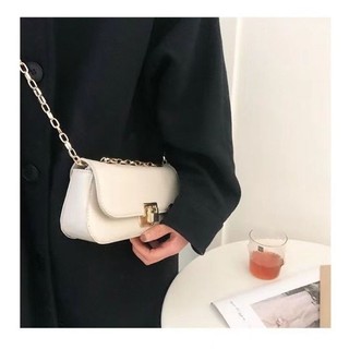 Túi niche kiểu Pháp dành cho nữ, túi xách nách retro, túi dây xích cao cấp, túi đeo vai nhỏ đ