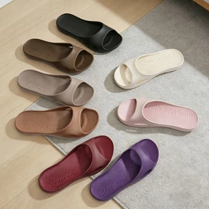 Dép một chữ hỗ trợ vòm, eo nhỏ, nhẹ, đế phẳng du lịch cao cấp, dép chống trượt im lặng dành cho n