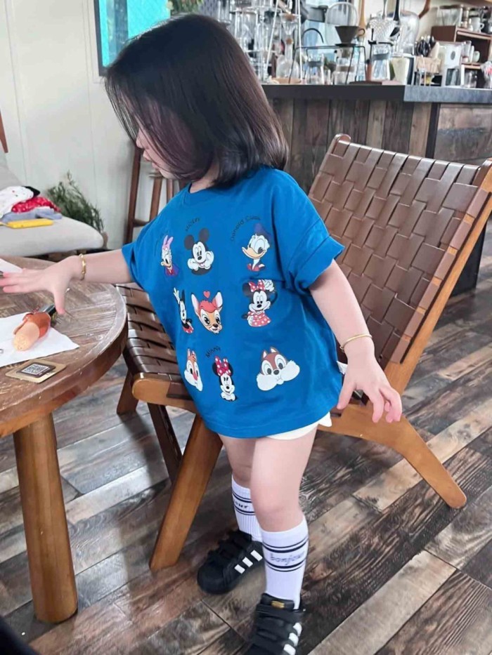 Summer New Korean Style Children's Clothing Cartoon Printed Cotton Short-sleeved T-shirt For