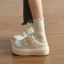 Phiên bản Hàn Quốc của giày thể thao Velcro đa năng dễ thương dành cho nữ thích hợp cho nữ tr