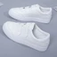 Giày Trắng Cho Nữ Mùa Hè Giày Đế Bằng Velcro Phong Cách Hàn Quốc Giày Thể Thao Thường Ngày Học Sinh