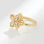 Nhẫn Hoa Đồng Thanh Lịch Với Đá Zircon Dành Cho Nữ Thời Trang Và Giảm Căng Thẳng