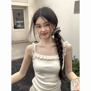 Phong cách ngọt ngào nấm bên khâu nhỏ treo cho phụ nữ mùa hè mới tinh khiết ham muốn xếp li n