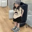Bé Gái Áo Vest Bộ Mùa Hè Mới In Hoạt Hình Áo Sơ Mi Có Ve Áo Top Cho Bé Dáng Rộng Năm Thứ Năm Quầ