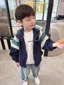 Phong Cách Phương Tây Màu Sắc Phù Hợp Với Bé Trai Áo Khoác Vỏ Mềm Mỏng Quần Áo Trẻ Em Trẻ Em Xuâ