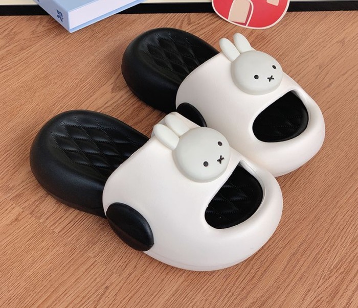 Dép Đế Dày Cho Nữ Mùa Hè Dễ Thương Miffy Thỏ Ngoài Trời Mặc Nhà Trong Nhà EVA Đế Mềm Xăng Đan Ch