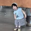 quần áo trẻ em phong cách Hàn Quốc, quần áo mùa hè bé trai, quần áo mùa xuân, áo ghi lê màu xanh
