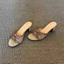 Giày sandal cao gót nơ mới, giày cao gót hở mũi dày, dép khí chất Pháp, dép xỏ ngón bên ngoài