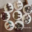 Hàn Quốc Phong Cách Rừng Handmade Vải Thỏ Hoa Anh Đào Kẹp Tóc Dễ Thương Cho Bé Gãy Tóc Nổ Kẹp Bên