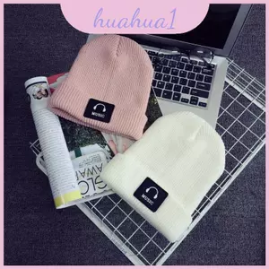 Beanie đan đơn sắc sành điệu Ấm áp thoải mái cho mùa thu đông
