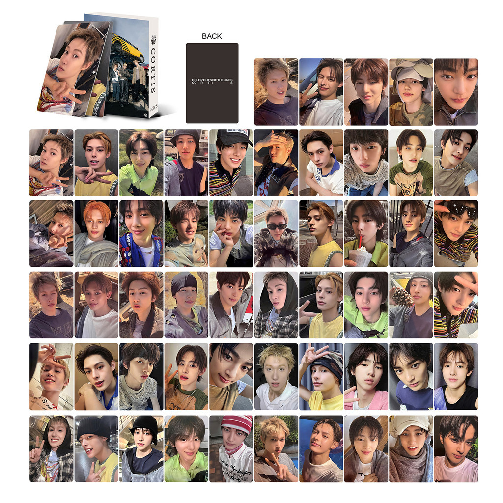 LINXX 55 Chiếc Màu Sắc CORTIS Bên Ngoài Dòng Album Lomo Cards Kpop Boy Group Idol Photocard Set Bộ Sưu Tập Quạt Hàng Hóa Lễ Hội Quà Tặng Sưu Tập Thẻ Ảnh