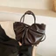Yunduo 2025 Phong Cách Rừng Mới Đa Năng Thời Trang Dung Tích Lớn Xếp Ly Túi Nữ Phổ Biến Túi Nhỏ Phong Cách Lười