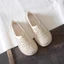 Rừng Retro Giày Sandal Nữ Mùa Hè Mới Trơn Người Cá Giày Đế Bằng Giày Vải Phổ Biến Phụ Nữ Mang Th